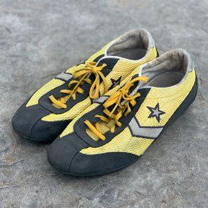 Yellow Low Top Converse - Mens 7